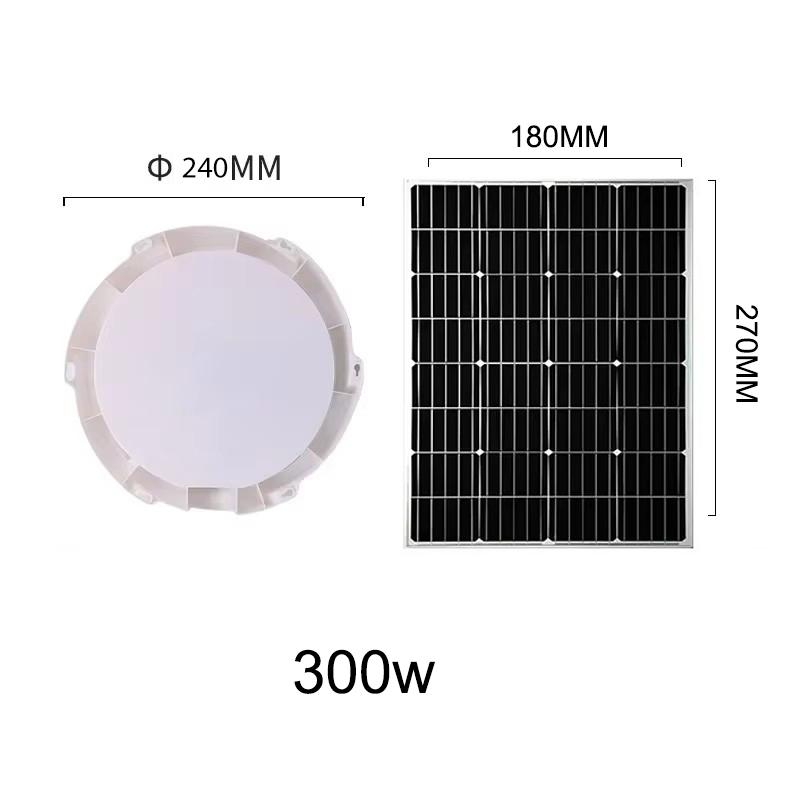 60/500W LED Solar Ceiling Light IP66 Waterproof Indoor Home Top Ceiling House Outdoor Garden Pandent Light Living Room Lighting
