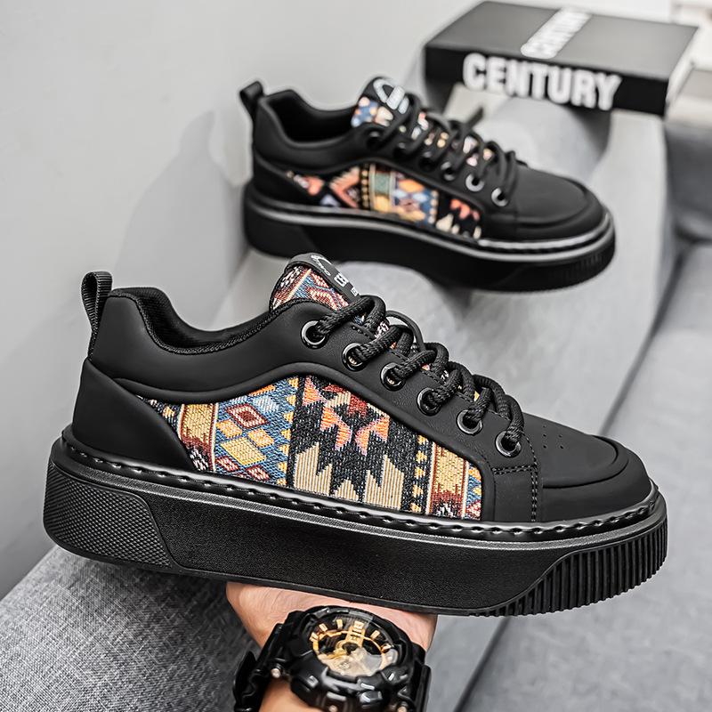 2025 Neue Herren-Sneaker Jugendlich Trendig Vielseitige Freizeitschuhe Dicksohlig Höhenverstärkend Leichtgewichtige Laufschuhe