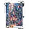 Adult Creative Diamond Painting Kit DIY Fairy House Rhinestone Picture Canvas for Leisure Craft Wall Art and Gift Making Fun Set