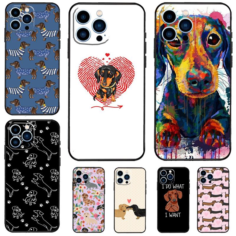 Dogs Dachshund Cute Case For Honor Magic 5 6 7 8 Lite Honor 400 Pro 200 50 70 90 X8c X9a X9b X9c X9d Win RT Cover