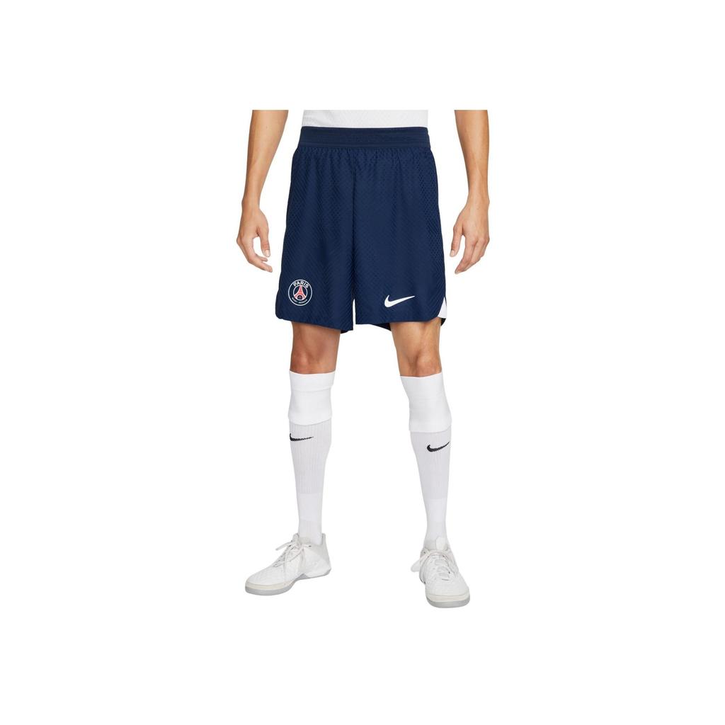 Nike Pánské fotbalové kalhoty PSG Dri-Fit ADV Match s potiskem loga, pohodlné, prodyšné, tmavě modré DJ7707-410