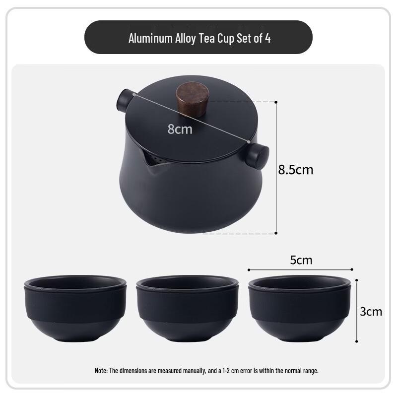 Outdoor Portable Aluminum Tea Set