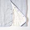 10mois  Dimoi  6way Sleeper Fluffy Gauze  6-layer Gauze  Powder Blue 22151021