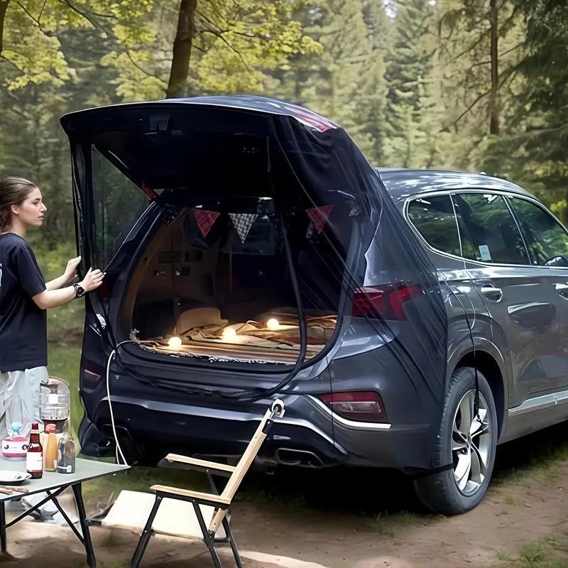 Moskitonetz für die Heckklappe des Autos: Selbstfahrender, Insektenschutz-Netzbeutel für Camping im Freien – Atmungsaktive Kofferraumabdeckung