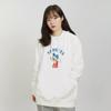 MLB x Disney Sweatshirt Unisex Ivory White 3AHDD1014-50IVS