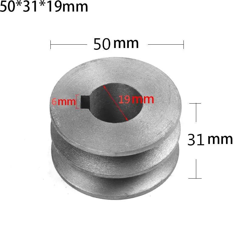 

High performance V Belt Pulley Double Slot A Type Motor Accessory Cast Iron Material Various Sizes from 50mm 100 50x31x19mm