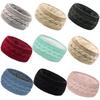 Womens Thermal Ribbed Thick Fleece Lined Winter Headband Wrap Ear Warmer