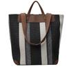 Niche retro canvas bag women's new fashionable large-capacity tote bag class commuter shoulder tote bag