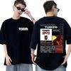Rapper Unisexuel Turizo 201 Tour 2025 Graphic T Shirts Unisexs Hip Hop Fashion Short Sleeve Tshirt Unisex Pure Cotton Tshirt Streetwear