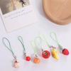 Tomato Fruit Phone Charms Banana Phone Pendant Keychain Accessories Cell Phone Lanyard  Y2K Summer