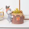 Cartoon Animal Flower Pot Resin Succulent Pot Planter Home Decor Garden Decoration Desktop Ornaments Bonsai Plant Pot