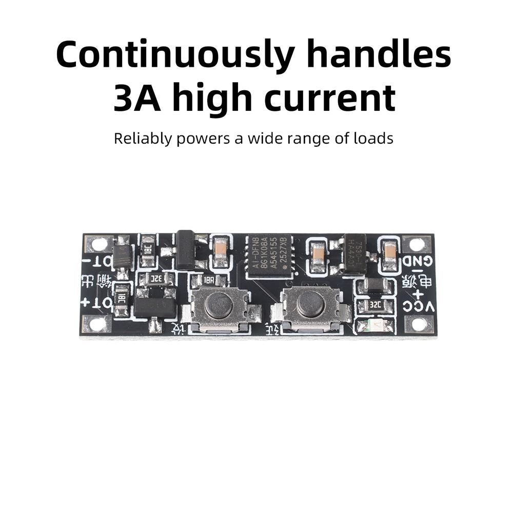 DC 3-20V Delay Time Module 0-60min Adjustable Delay 3A High Current Output 3 Working Modes Industrial Grade Timer Board