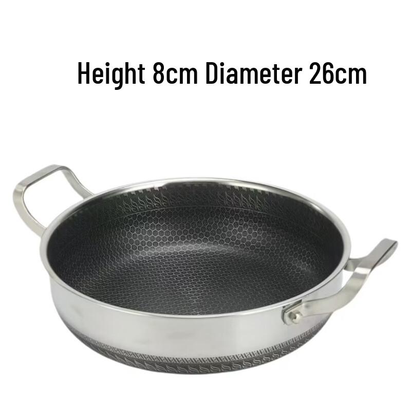 VSTA 316 Stainless Steel Deep Frying Pan