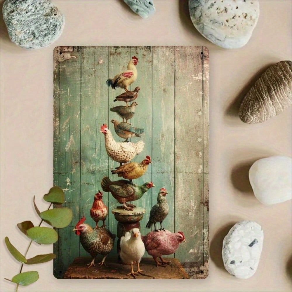 Vintage Metal Tin Sign Plaque Retro Wall Art Decor 20x30cm