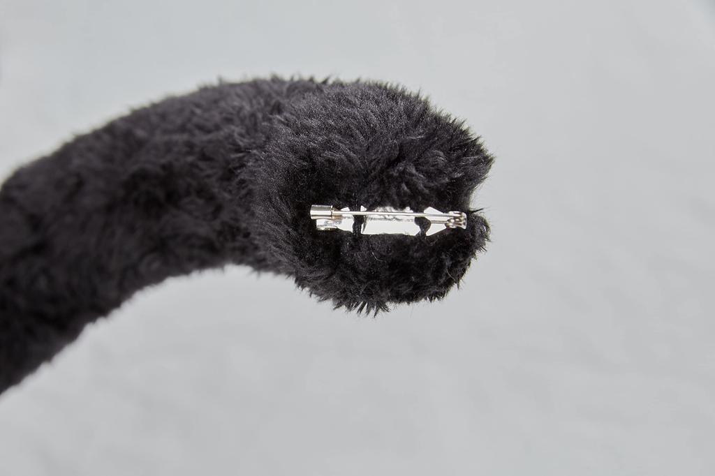 Clearstone Fluffy Animal Set Cosplay Halloween Black Cat Unisex Black