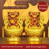 Smokeless Crystal Candle for Buddha Offerings, Housewarming, or New Year Celebrations - Windproof Red Butter Lamp