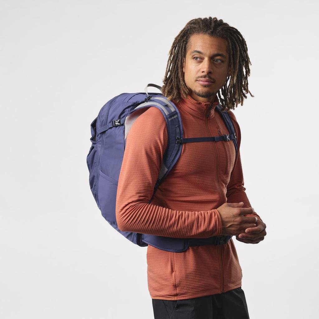TRAILBLAZER 30 Blazer 30 Unisex Mazarine GRAY [Salomon] Backpack/Rucksack (Trail Liter) Blue/GHOST