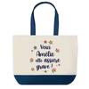 Tote Bag - PLANETEE - Amélie She's Amazing - Blue Bottom - Cotton 40x45 Cm - Graphic Design