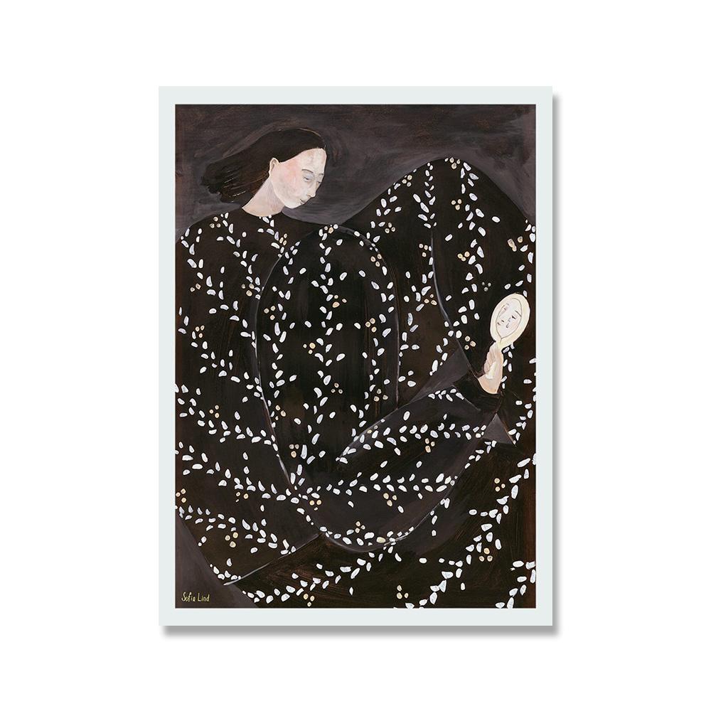 

Скандинавский современный ретро абстрактный холст с принтом, картина, постер, черный, коричневый, модные настенные картины, художественный интерьер гостиной, домашний декор 40x50cm No Framed