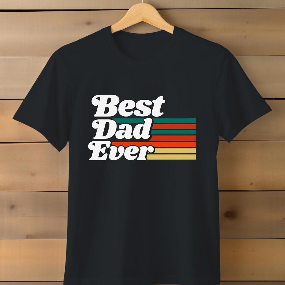 26 Fathers Day Gift for Dad ,Best Dad Ever Retro T-Shirt 70s Tee,Dad shirt,Gift Unisex T-Shirt XXXL