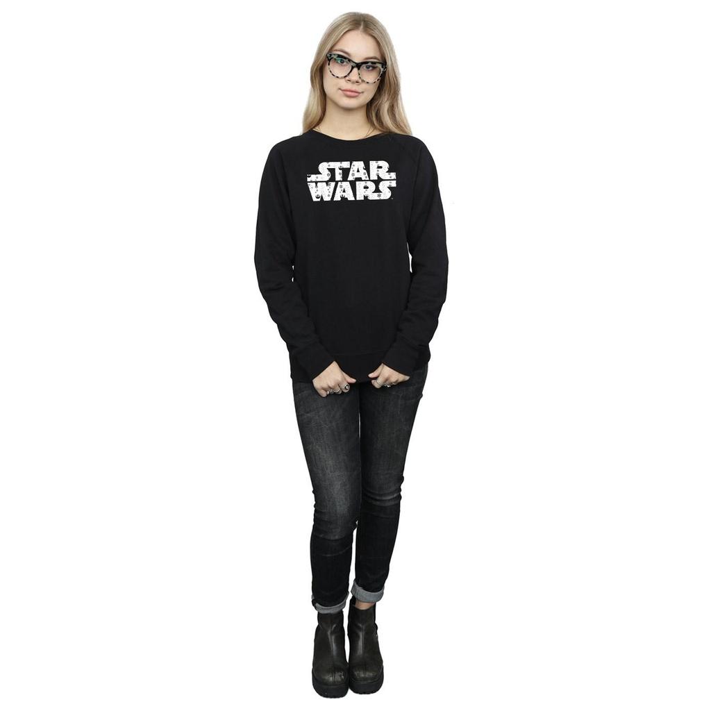 STAR WARS Womens/Ladies Christmas Logo Sweatshirt