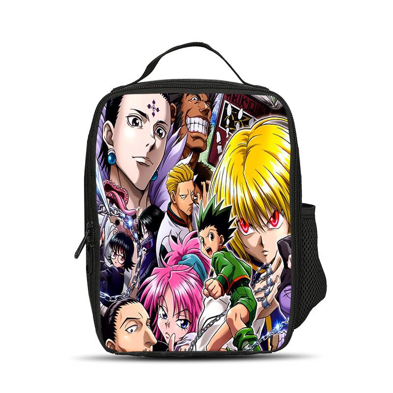 HUNTER × HUNTER Ice Bag Anime Printed Kindergarten Primary School Boys and Girls New Large Capacity Lightweight and Compact