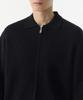Musinsa Standard Cotton Collared Knit Zip-Up [Black]