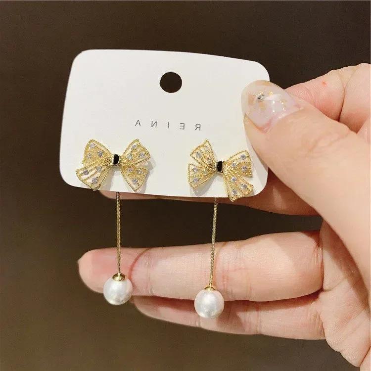 Real 925 Sterling Copper Fashion Fungus Ornaments Romantic Cherry Small Clean Earrings Pink Purple Luxury Zircon for Women Girl