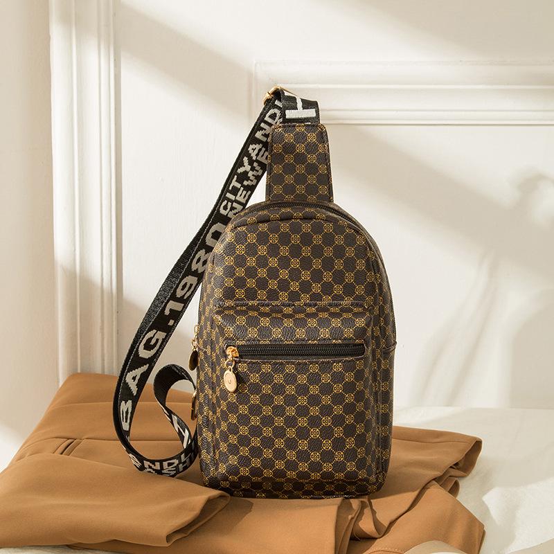 

Маленькая сумка Женская сумка Модная Простая Сумка через плечо Принтованная Женская нагрудная сумка