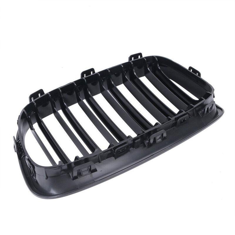 For BMW 1 Series F20 F21 2011-2014 Single/Double/Diamond Style Front Bumper Racing Grille Kidney Mesh Grill Car Replacement
