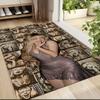 Golden Hair Dream Carpet Rug Soft Washable Antislip Home Living Room Sofa Mats Personalized Christmas Rug