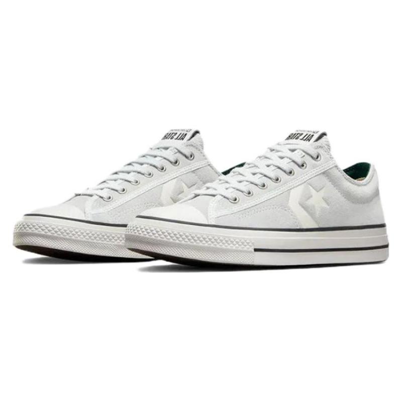 Converse Star Player Comfortable and Versatile Non-slip and Wear-resistant Low-top Board Shoes Unisex Grey