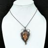 Bird eye Rhyolite 999 Copper Wire Wrapped Pendant, Handmade Gemstone Jewelry Pendant Gift For Birthday