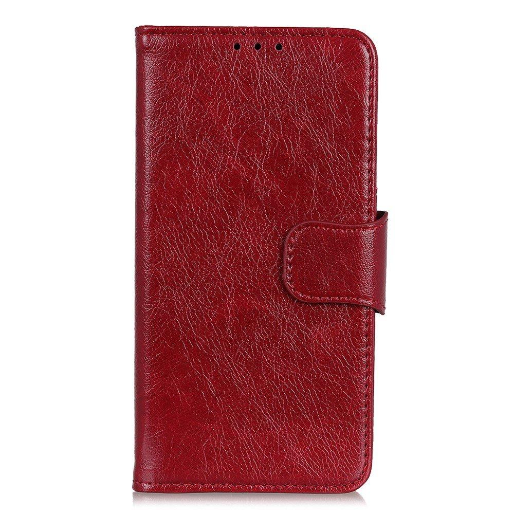 Leather Wallet Case for Samsung Galaxy A71 - Red