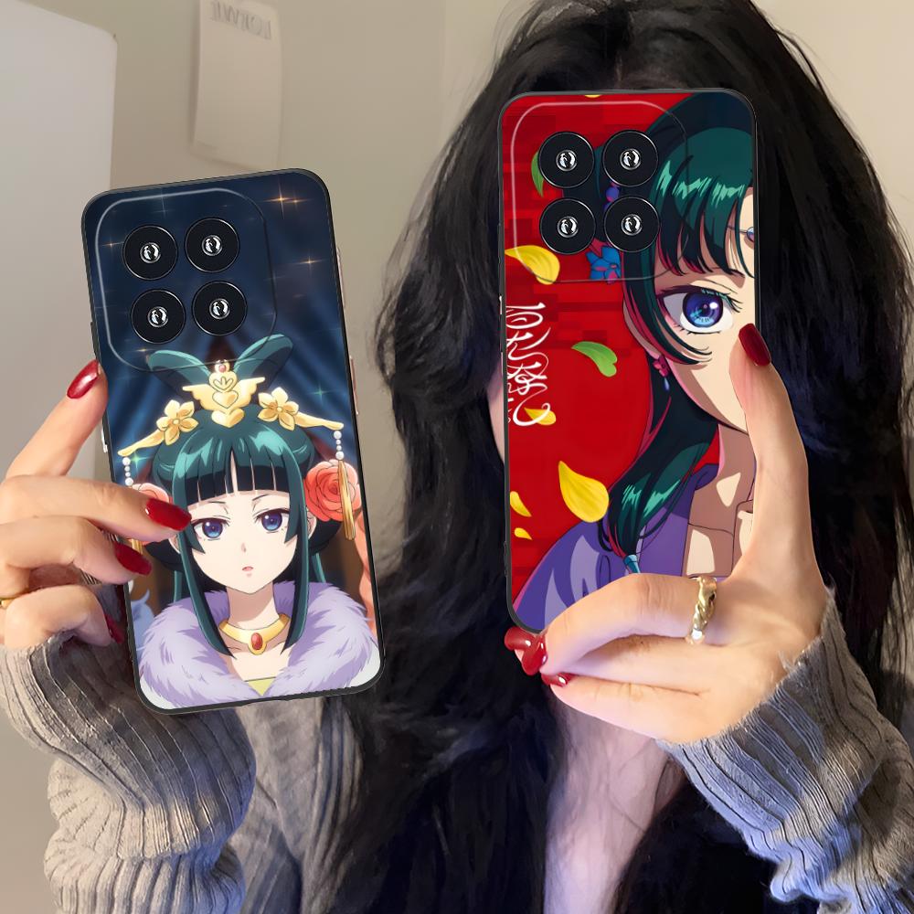 Apothecary Diaries Maomao Phone Case for Xiaomi 15 14 13 12 Mi 11 T Ultra Lite Pro S X 5G Colour Printing Pretty Luxury Cover