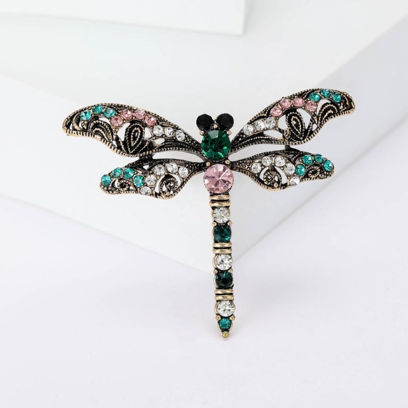 

Брошь Стрекоза в винтажном стиле, брошь Темперамент, брошь на пиджак, декоративная брошь на свитер, брошь