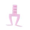 Eyelash Separator Tool Silicone Washable Reusable Convenient Use Eyelash Extension Lash Assist Tool for Beauty Salon Purple
