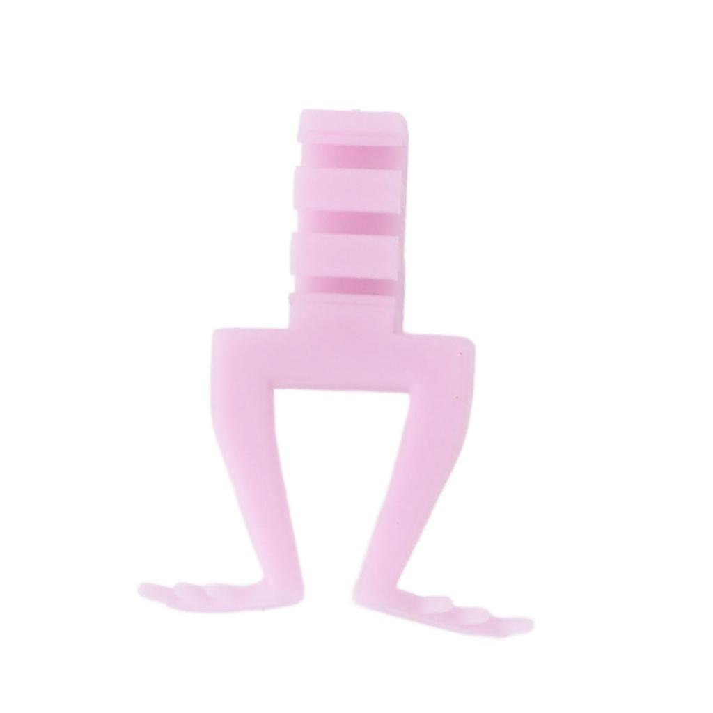 Eyelash Separator Tool Silicone Washable Reusable Convenient Use Eyelash Extension Lash Assist Tool for Beauty Salon Purple