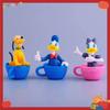 Disney 6pcs Doll Set Mickey Minnie Donald Duck Set Comes with A Cup High Quality Gift Box and Exquisite Cartoon Decorations
