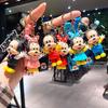 Anime Mickey Keychain Cartoon Stitch Cute Minnie Keyring Student Bag Hanging All-match Car Key Chain Christmas Gifts