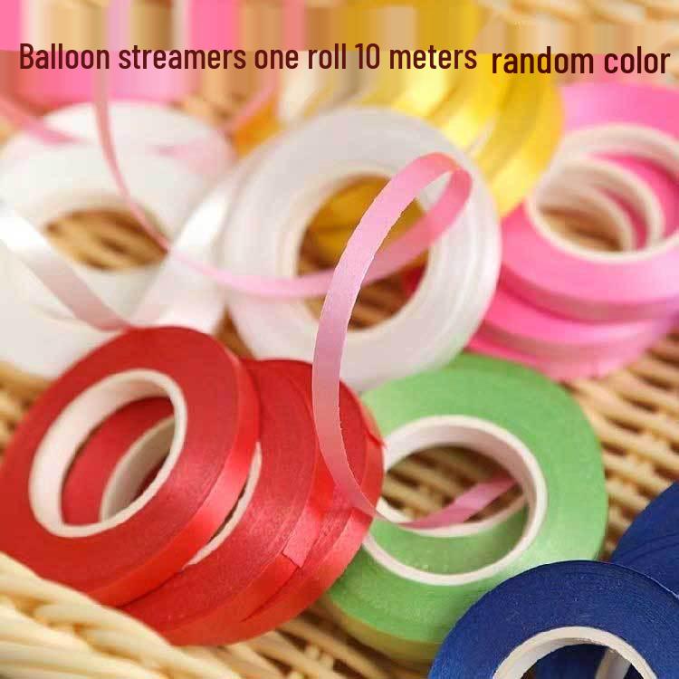 10m Colorful Balloon Ribbon for Wedding & Birthday Decorations