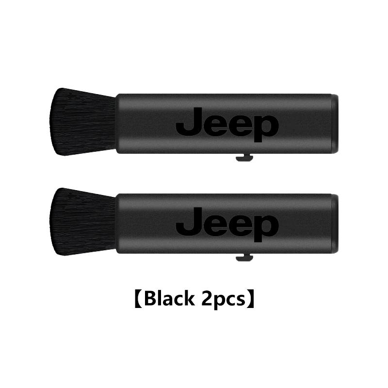 For Jeep Car Air Vent Cleaning Soft Brush Car Interior Crevice Dusting Grand Cherokee Wrangler JK Renegade Gladiator Compass QR3