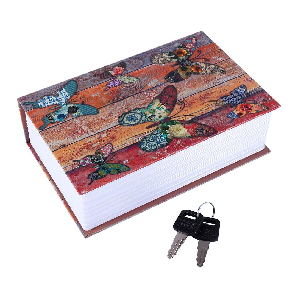 Dictionary Book Secret Safe Security Box Money Cash Jewelry Lock Box (LOVE Type)