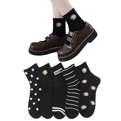 Warme Thermosocken und Kälteschutz-Socken [DAMILY] für Damen, Schwarz, Stilvoll, Socken, Damen, Winter, Niedlich, Socken, Socken, Damen, Baumwolle, Schutz,