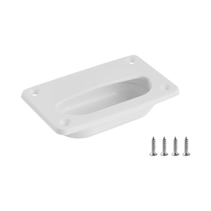 Strong ABS Marine Deck Fastener Embedded Latches Simple Installs for Secure Boat Floor Locking & Corrosion Resistance белый