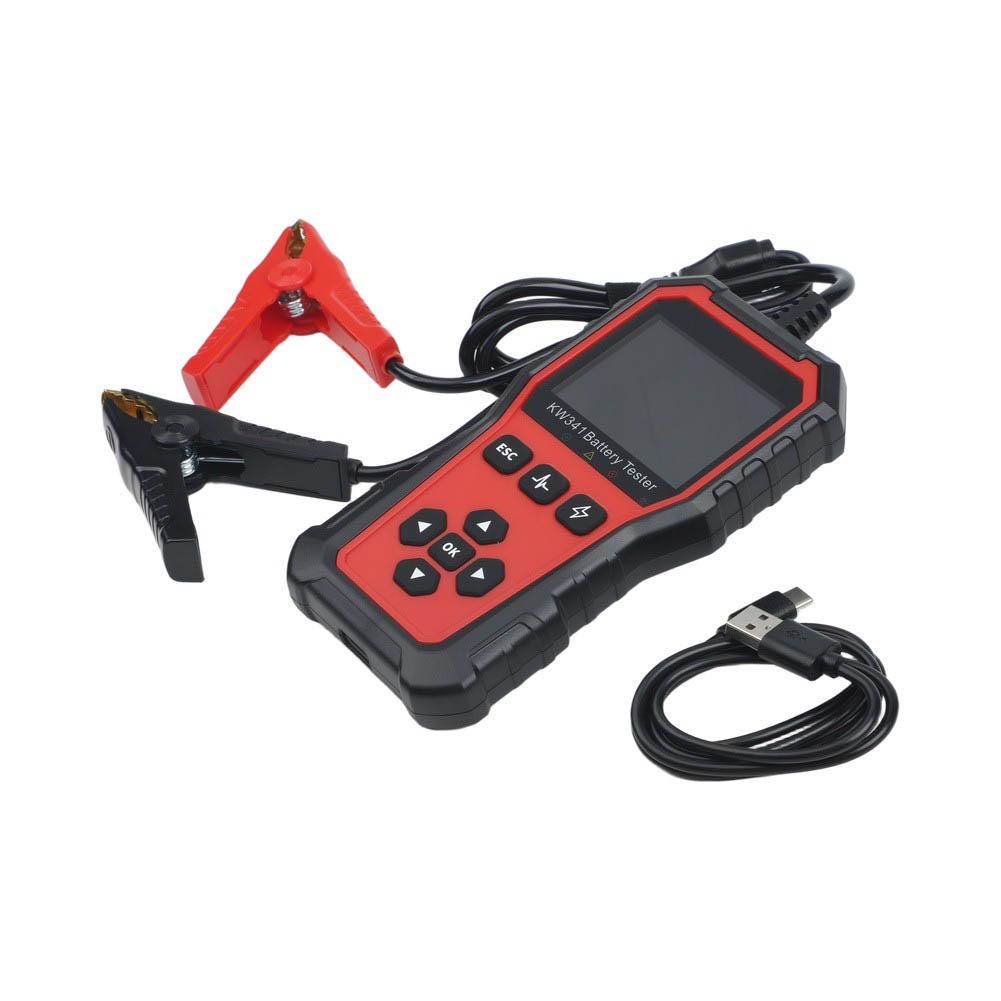 For Vehicle Diagnosis Black Car Battery Tester Automotive Conductance Tester Battery Tester 12 Language Support