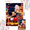Diamond Painting Kit Handmade Diy 5D Home Decor Gift Unique Creative Funfair Carnival Mickey Cotton Candy Carousel Lights