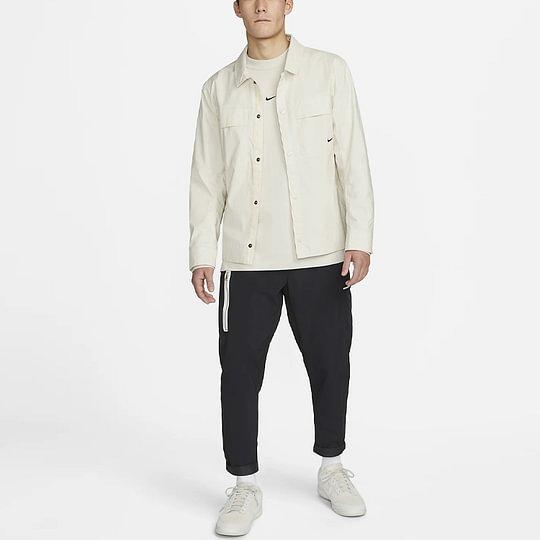 Nike Solid Color Interlock Placket Long Sleeve Shirt DM6640-104