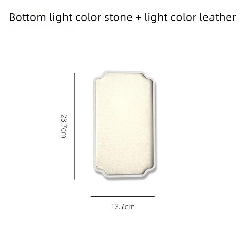 

Stone Tray Luxury Rectangular Cement Storage Trays Removable Perfume Tray Multifunction Organizers Trays Modern Decoration