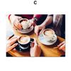 Delicious Macaroon Fruit Dessert Coffee Bread Kitchen Poster Canvas Painting Wall Art Picture for Dining Room Restaurant